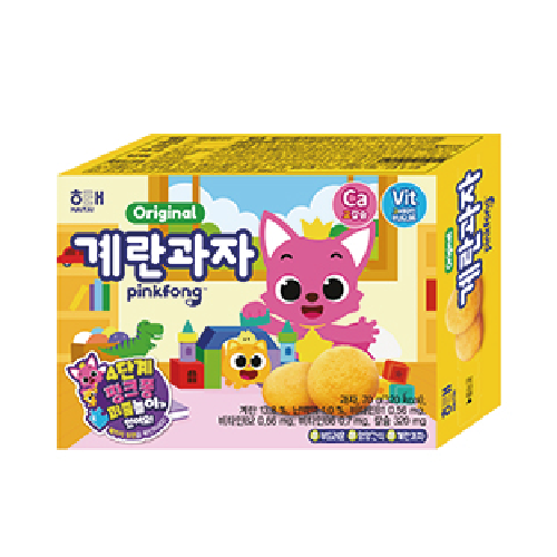 [해태] 핑크퐁 계란과자 1box (20ea)
