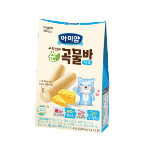 [일동후디스] 아이얌 구워만든 순곡물바 치즈 1box (6ea)