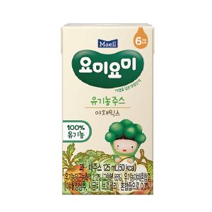 [매일] 요미요미 유기농 야채믹스 125ml 1box (24ea)