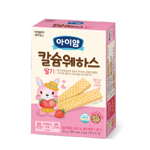 [일동후디스] 아이얌 칼슘 웨하스 딸기 1box (10ea)