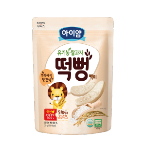 [일동후디스] 아이얌 유기농쌀과자 백미떡뻥 1box (6ea)