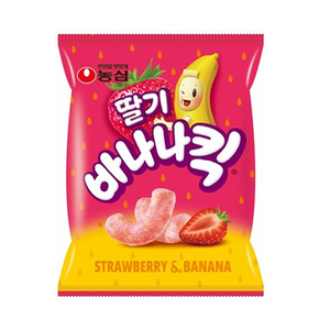 [농심] 딸기바나나킥 1box (16ea)